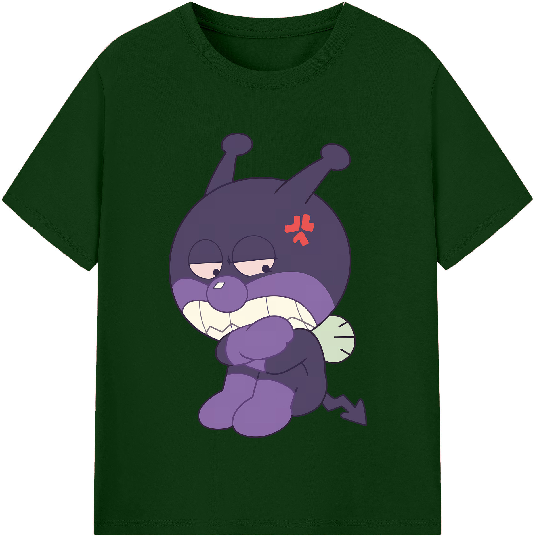 （画像用） アンパンマン Anpanman 綿100％半袖Tシャツ（フロントプリント）